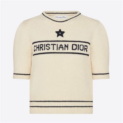 christian dior cream sweater|Christian Dior sweater women's.